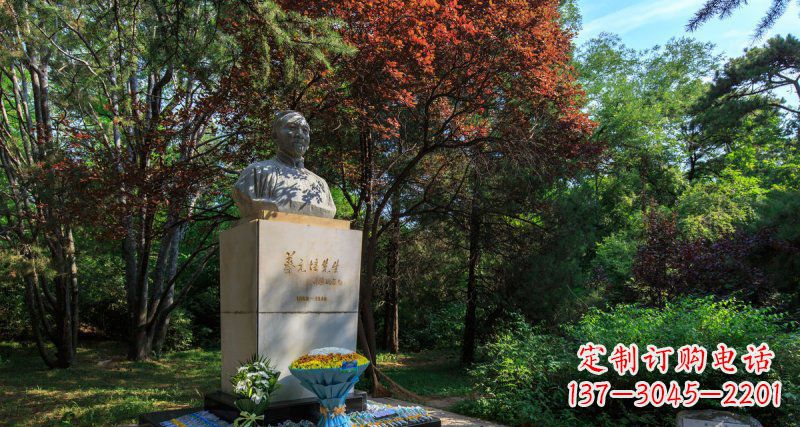 重庆精致无缝蔡元培胸像石雕