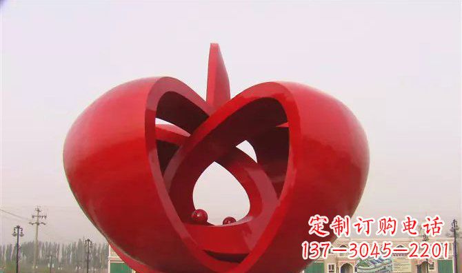 重庆果实不锈钢雕塑