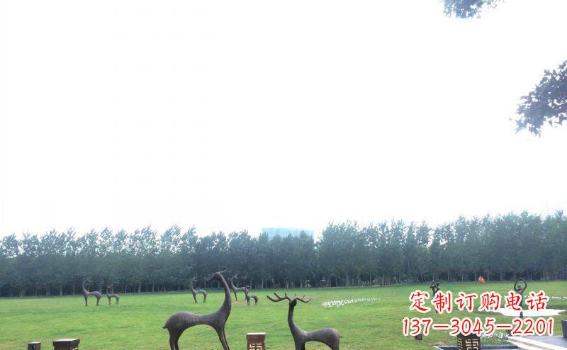 重庆定制铜动物雕塑 – 小鹿