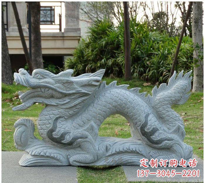 重庆精美雕刻的大理石龙雕塑