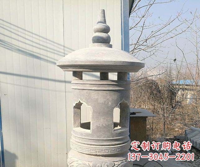 重庆精美公园大理石石灯雕塑