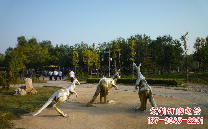 重庆高质量袋鼠铜雕