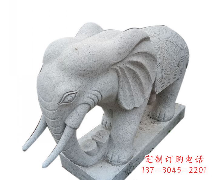 重庆精美绝伦的大象大理石雕塑