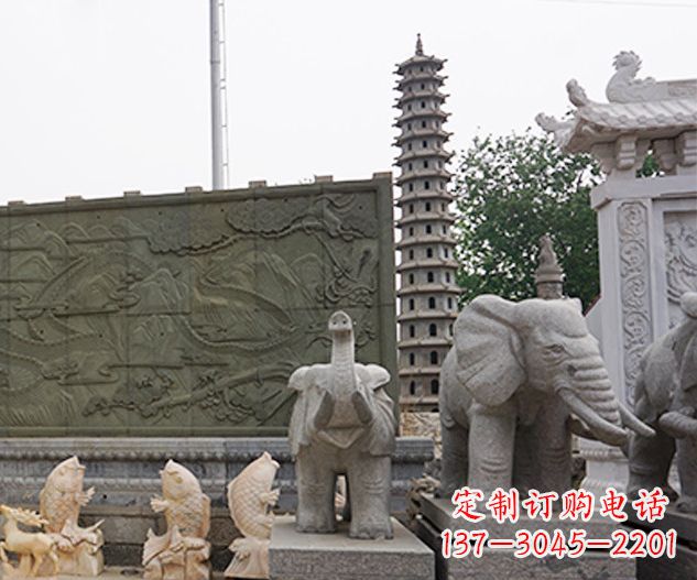 重庆艺术级大象石雕