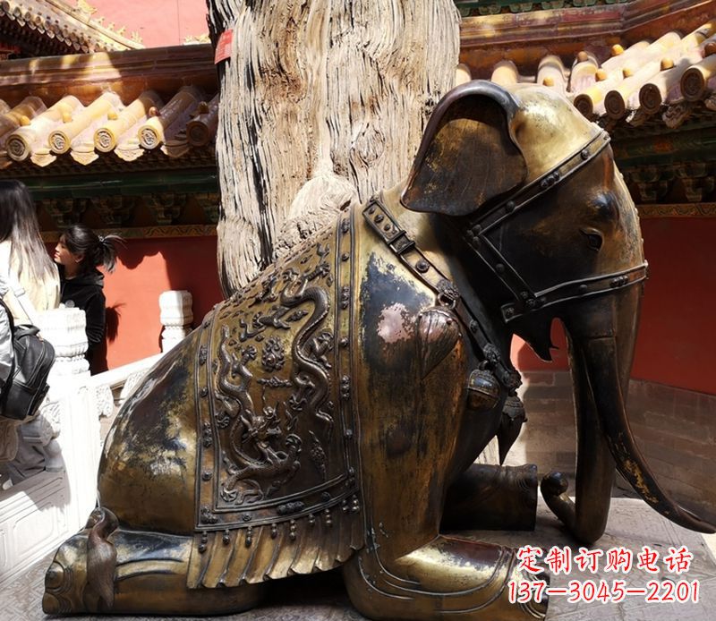 重庆震撼的象征--大象铜雕