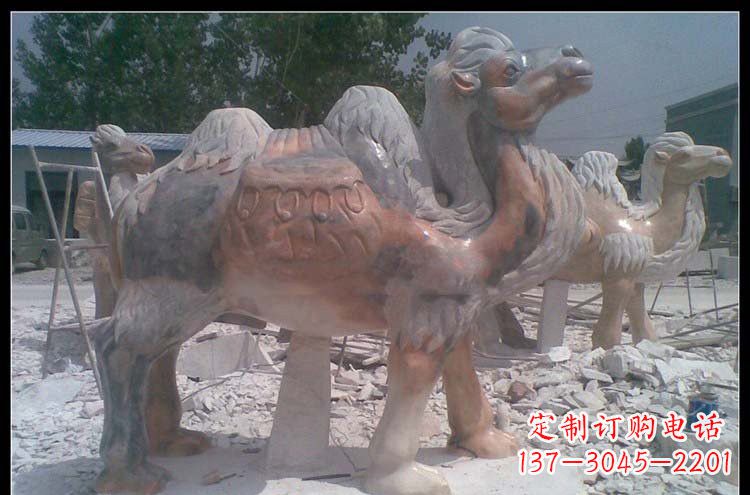 重庆公园动物骆驼石雕222
