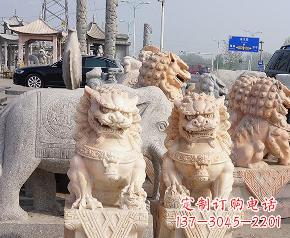重庆中领雕塑狮子石雕,传承经典,赋予新生