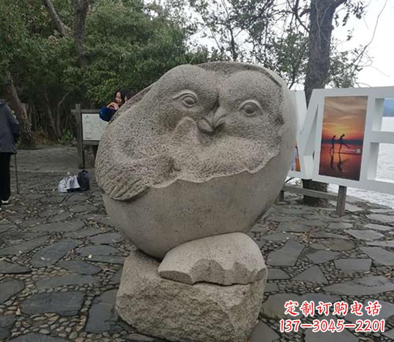 重庆中领雕塑 | 鸳鸯石雕精美定制