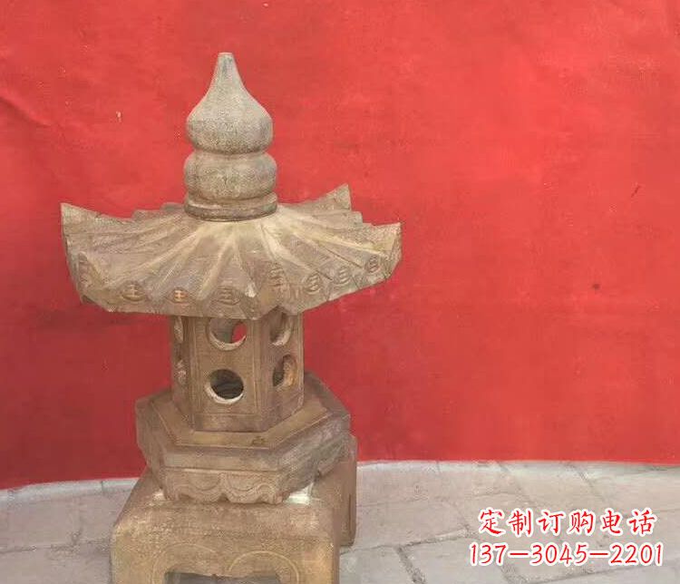 重庆景观仿古石灯雕塑