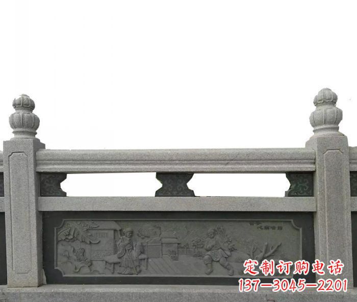 重庆中领雕塑艺术品-公园仿古石雕栏板