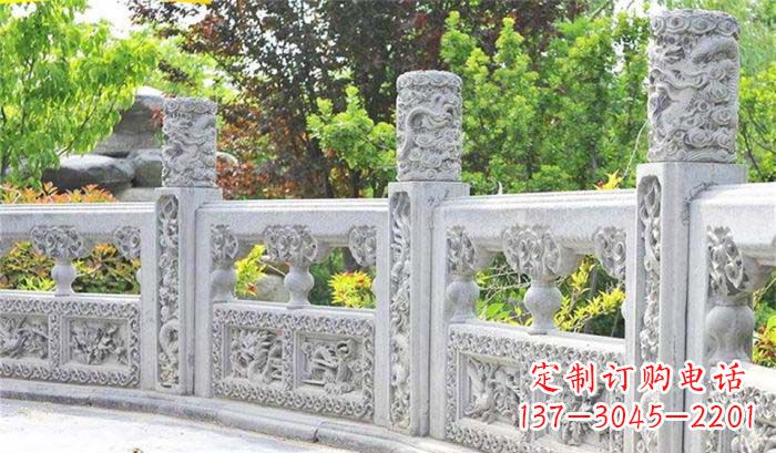 重庆公园仿古石栏板雕塑