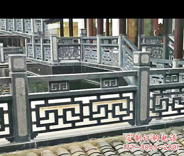 重庆中领雕塑精致仿古石栏板