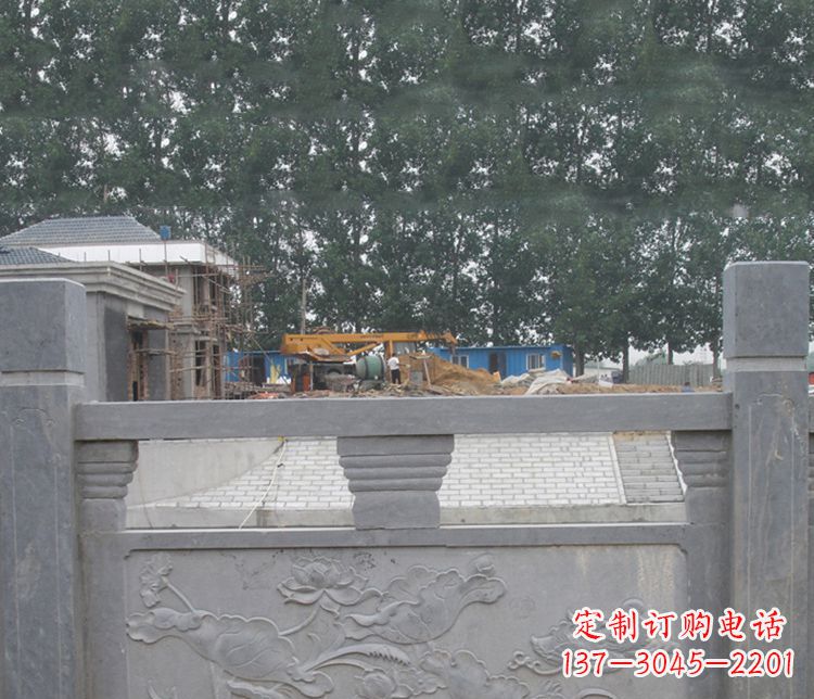 重庆公园仿古石栏板景观石雕 (9)