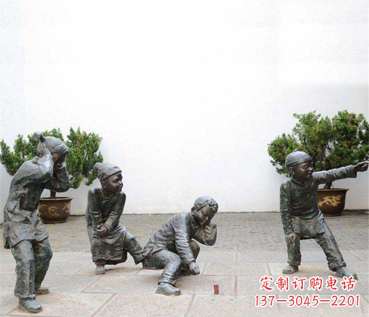 重庆愉悦童年,珍藏宝贝铜雕小孩