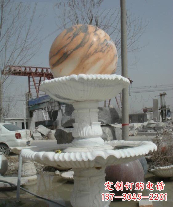 重庆公园风水球石雕