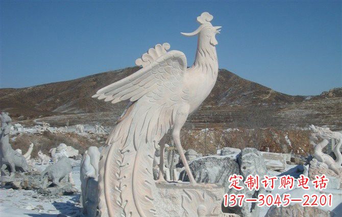重庆公园凤凰石雕