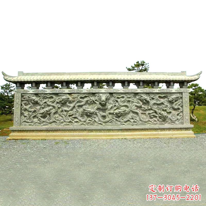 重庆山水玉龙壁雕艺术