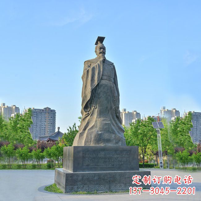 重庆荣耀隋文帝 杨坚青石雕塑