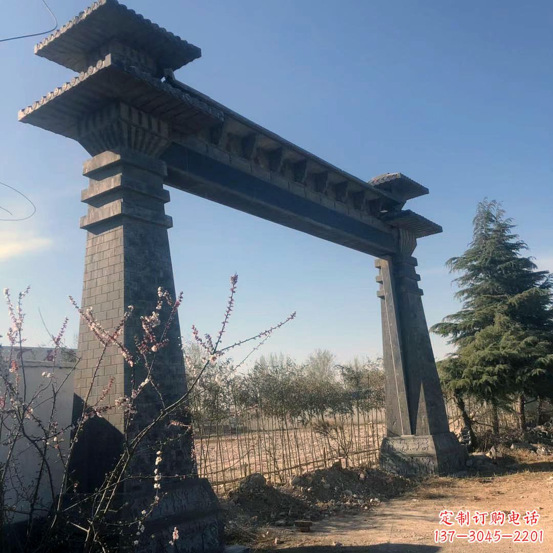重庆高雅独特的汉阙大门石雕