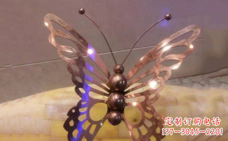 重庆高品质不锈钢蝴蝶雕塑