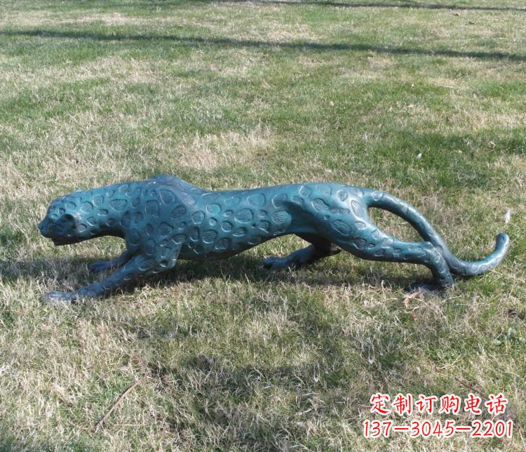重庆优质铜质金钱豹雕塑