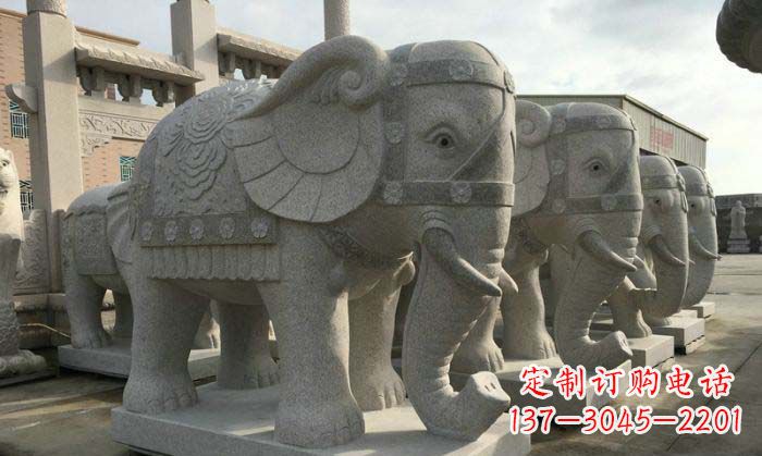 重庆庄严雄伟的大象石雕