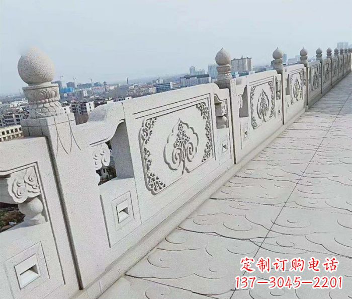重庆精美大理石栏板雕塑