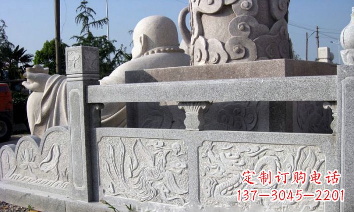 重庆公园景观大理石栏板石雕