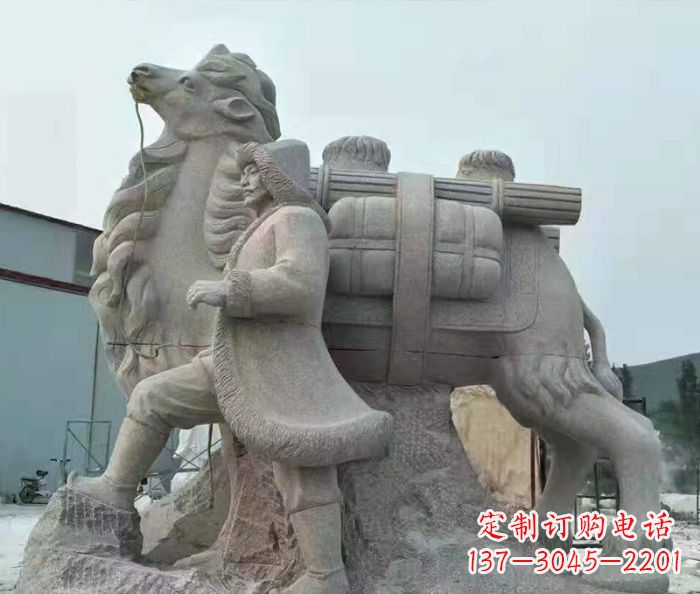 重庆精致精美的大理石骆驼石雕