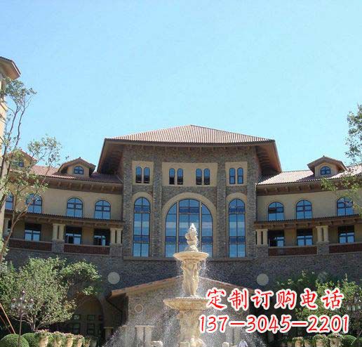重庆定制欧式古典喷泉大理石雕塑