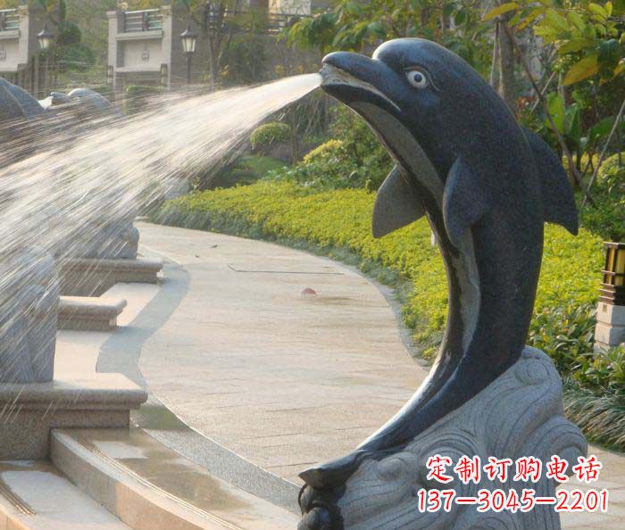 重庆现代公园景观海豚雕塑