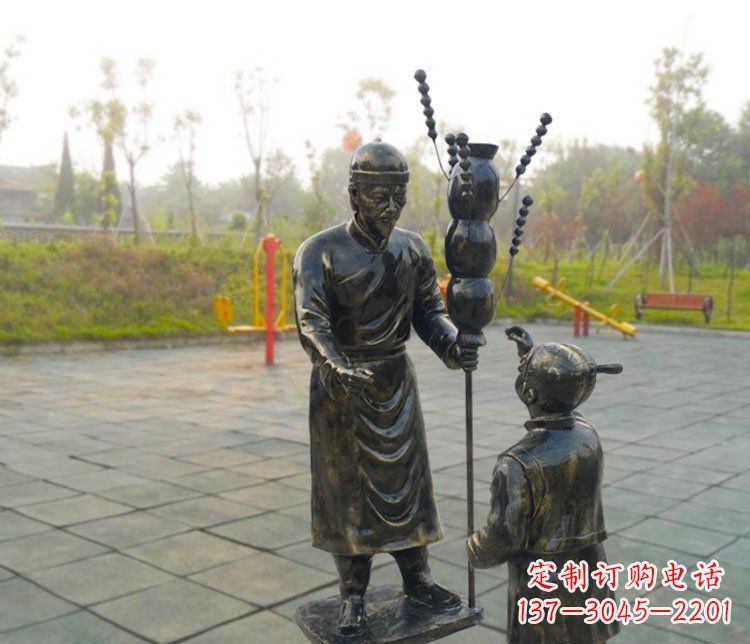 重庆精美仿铜葫芦雕塑