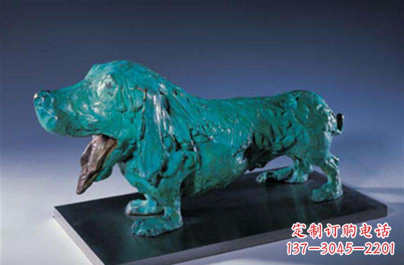 重庆柯基狗铜雕艺术品