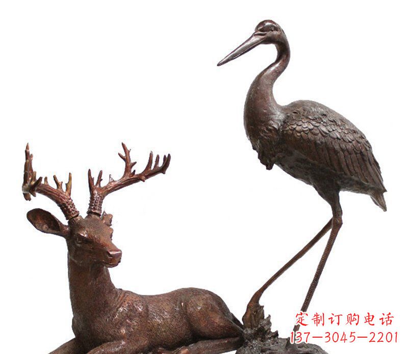 重庆中领雕塑仙鹤铜雕艺术品