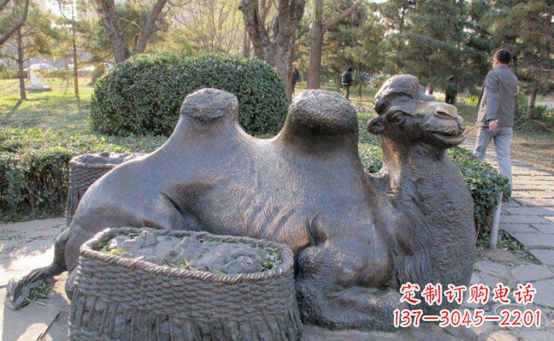 重庆精致骆驼铜雕塑