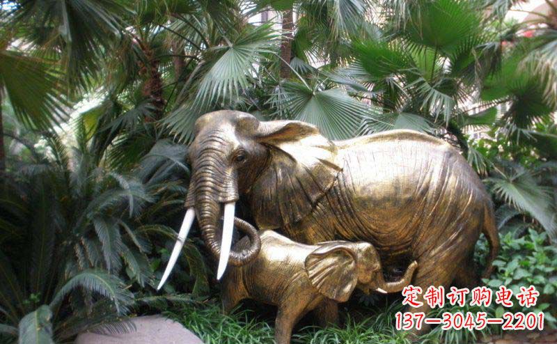 重庆中领雕塑-大象铜雕定制
