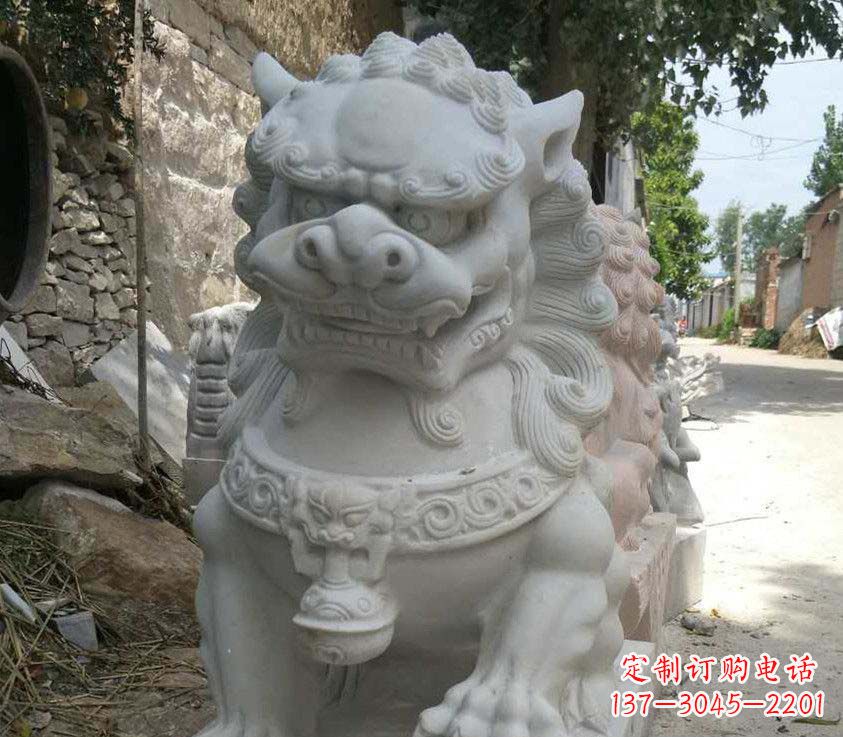 重庆中领雕塑母子狮子石雕