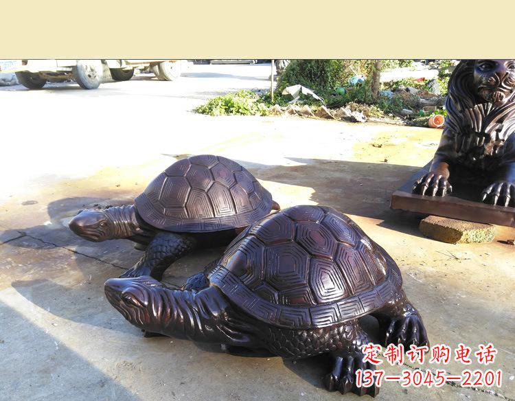 重庆温情乌龟铜雕