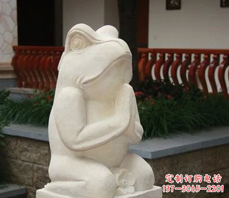 重庆中领雕塑精美绝伦的青蛙石雕