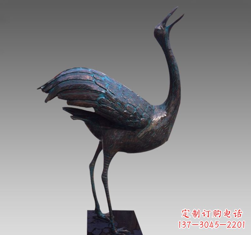 重庆青铜雕刻仙鹤翱翔