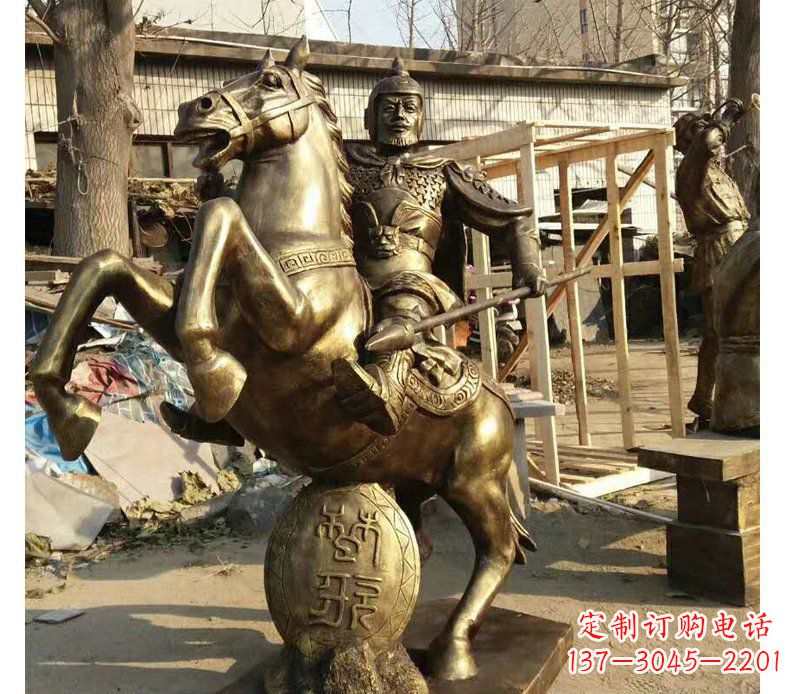 重庆高雅骑马雕塑