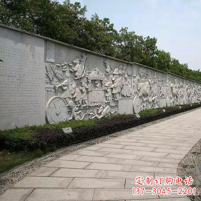 重庆领雕塑 | 十二生肖文化浮雕