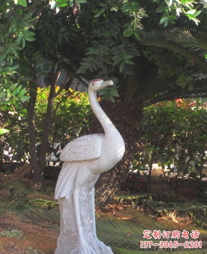 重庆仿真丹顶鹤凝结古朴之美的石雕