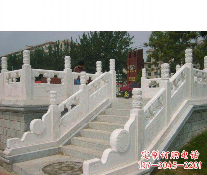 重庆精美大理石栏板雕塑