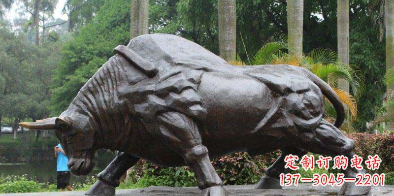 重庆拓荒牛精美铜雕