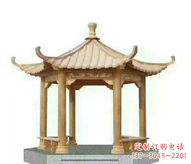 重庆晚霞凉亭石雕