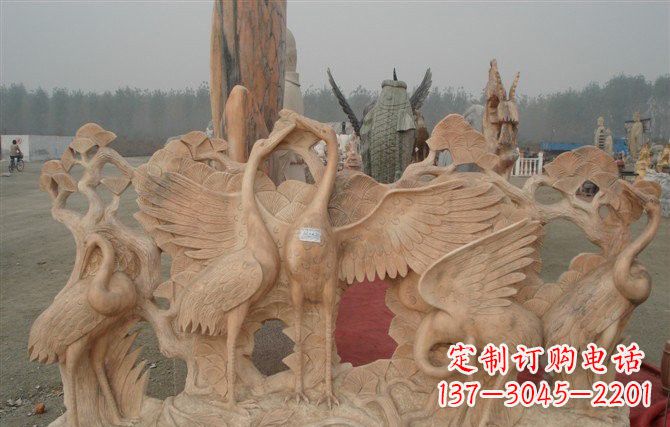 重庆精美仙鹤雕塑
