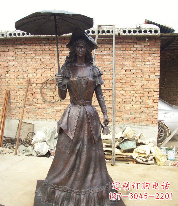 重庆中领雕塑西洋美女人物铜雕