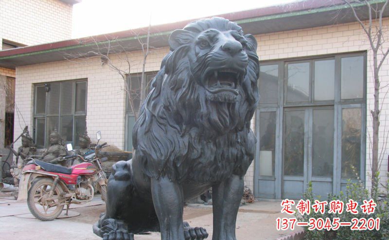 重庆公园西洋狮子铜雕