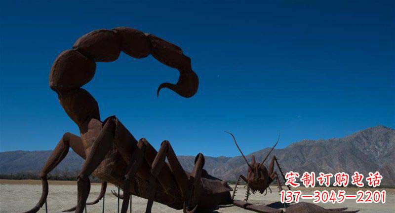 重庆中领雕塑精美铜雕蝎子雕塑